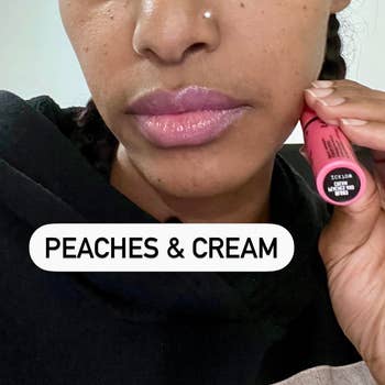 same reviewer with peaches and cream shade