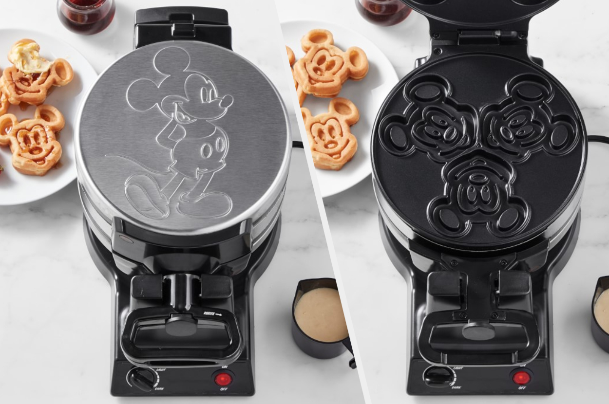 mickey waffle iron instructions