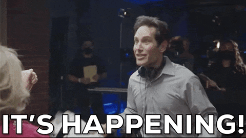 Paul Rudd yelling 