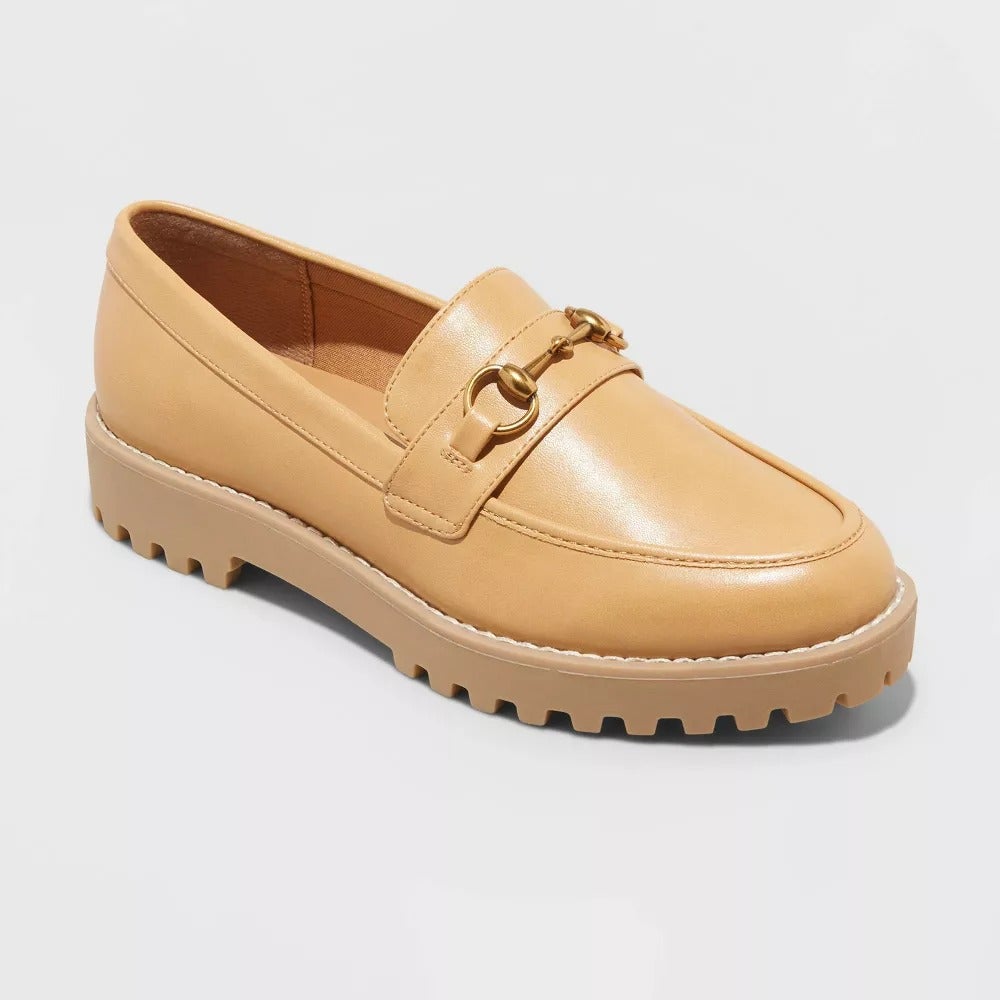 Target on sale gold loafers