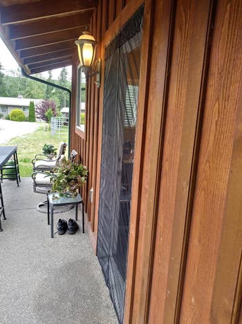reviewer's front porch with screen