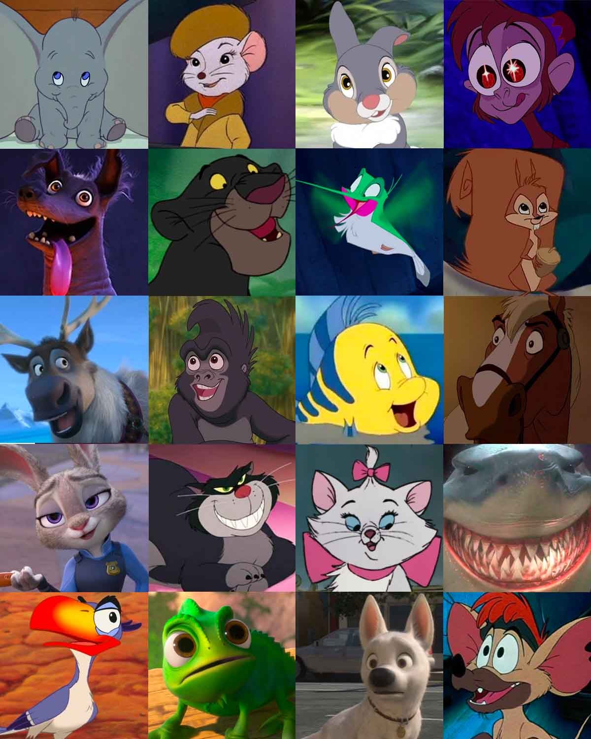 How Many Of These Disney Animals Can You Identify?