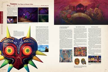 a page from inside the legend of zelda encyclopedia