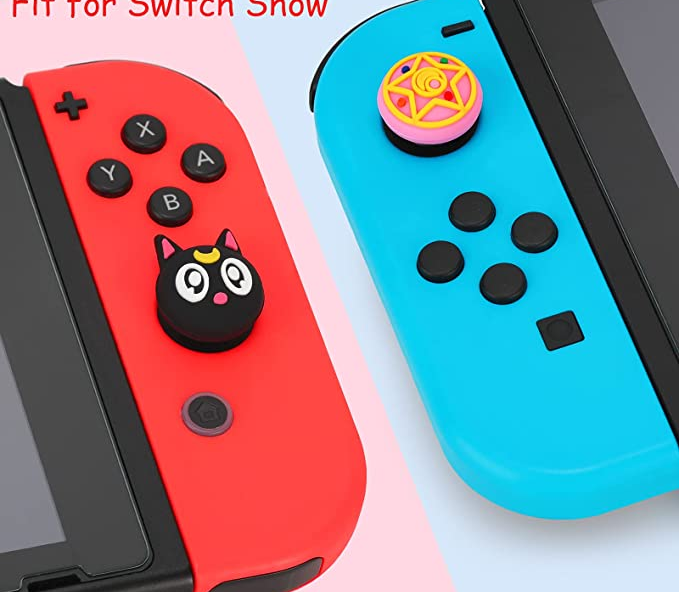the joystick covers on a Nintendo switch