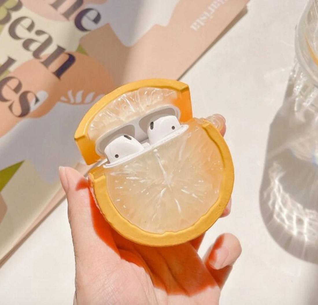 The AirPod case that looks like a slice of lemon