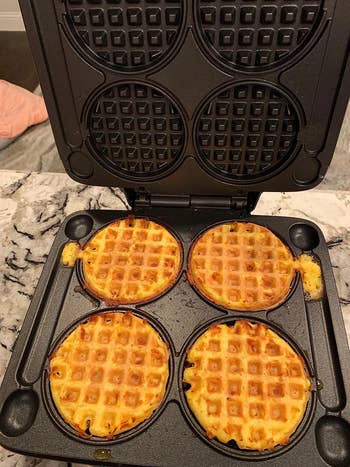 reviewer photo of keto chaffles