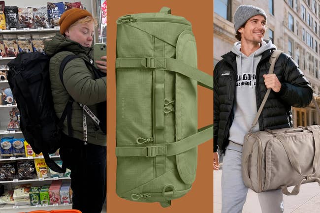 50 liter backpack travel Glide L featuring Water-Resistant Fabric & Light – TRAWOC which is stored in Rim:26