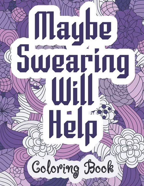 The representation shows the screen of a coloring publication titled