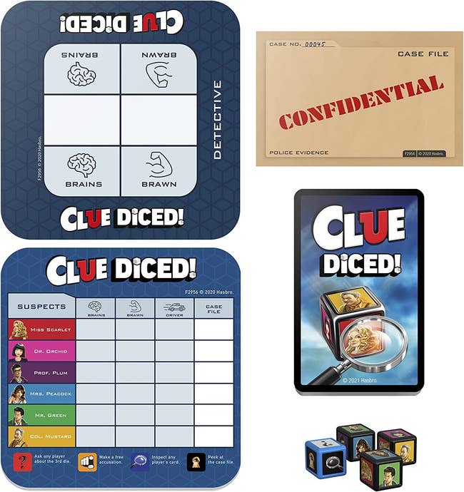game cards and dice