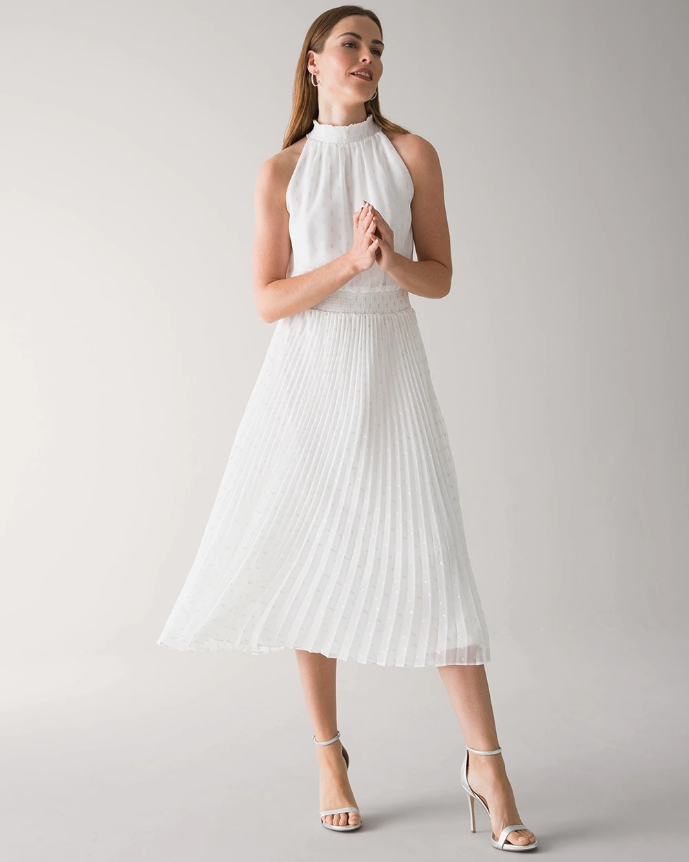 How to accessorize hot sale a white formal dress