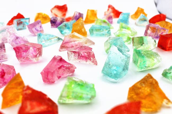 colorful shards of candy 