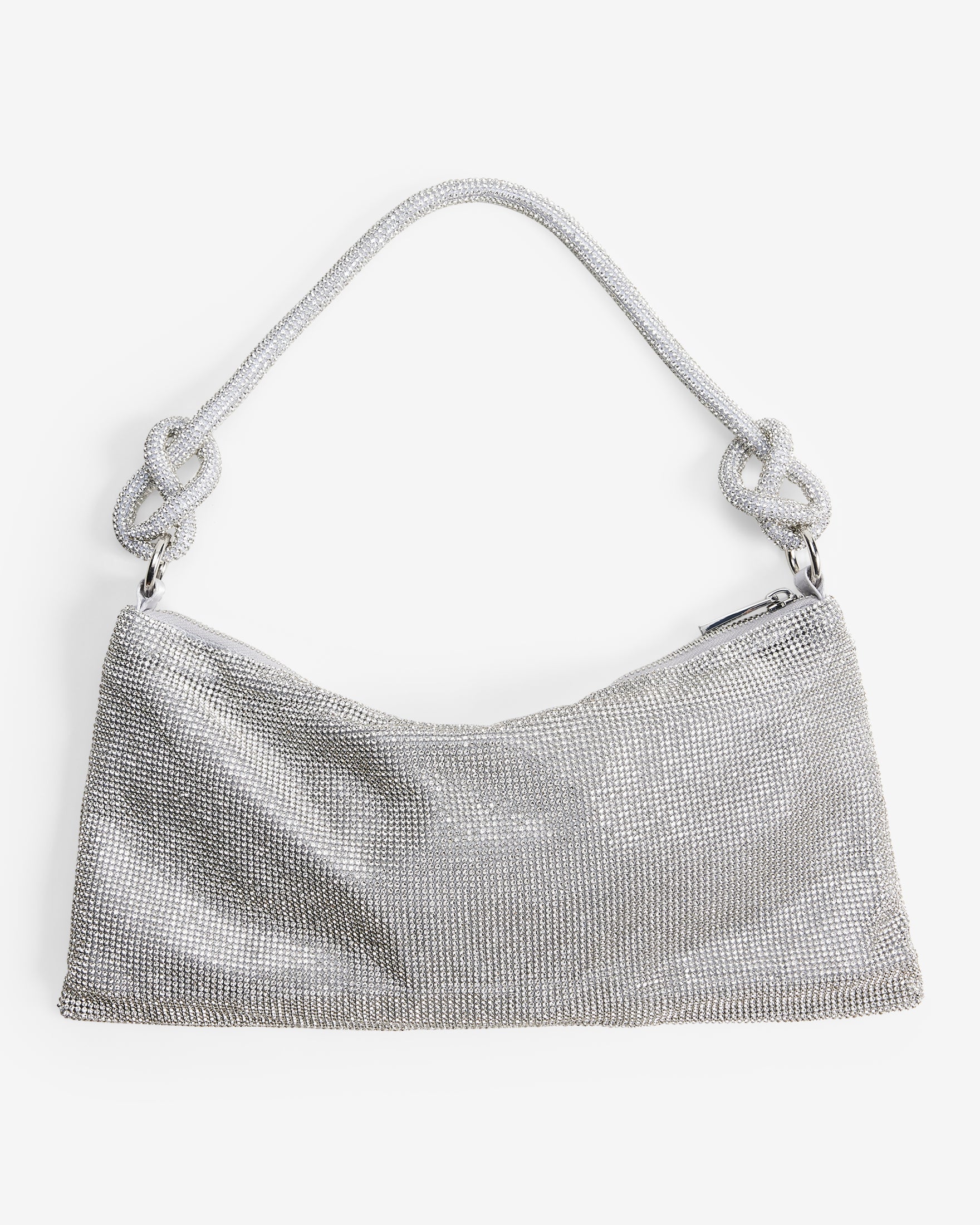 Sparkly silver purse