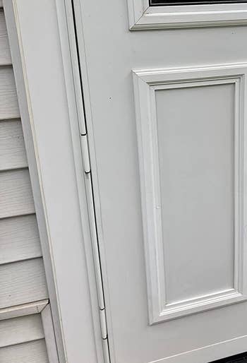 a reviewer photo of the same door now clean 