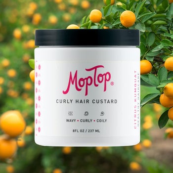 product image of Curly Hair Custard on background of orange trees
