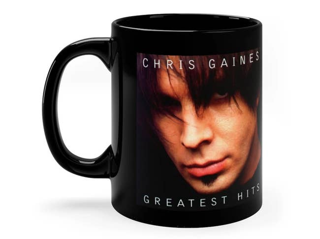 Mug with Chris Gaines album cover design