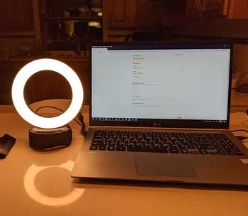 ring airy lasting connected a desk