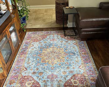 Reviewer image of the 5' x 7' rug in the color 
