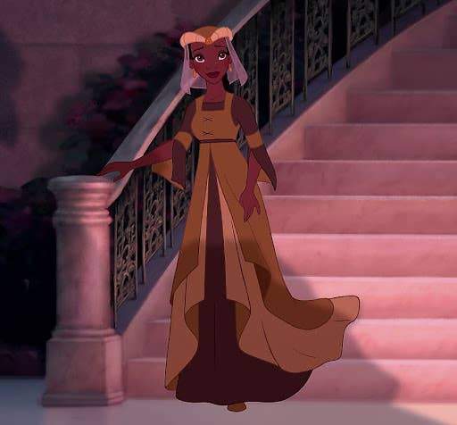 princess with brown dress Brown Princess Dress (w/Sleeves)  Carmen Creation