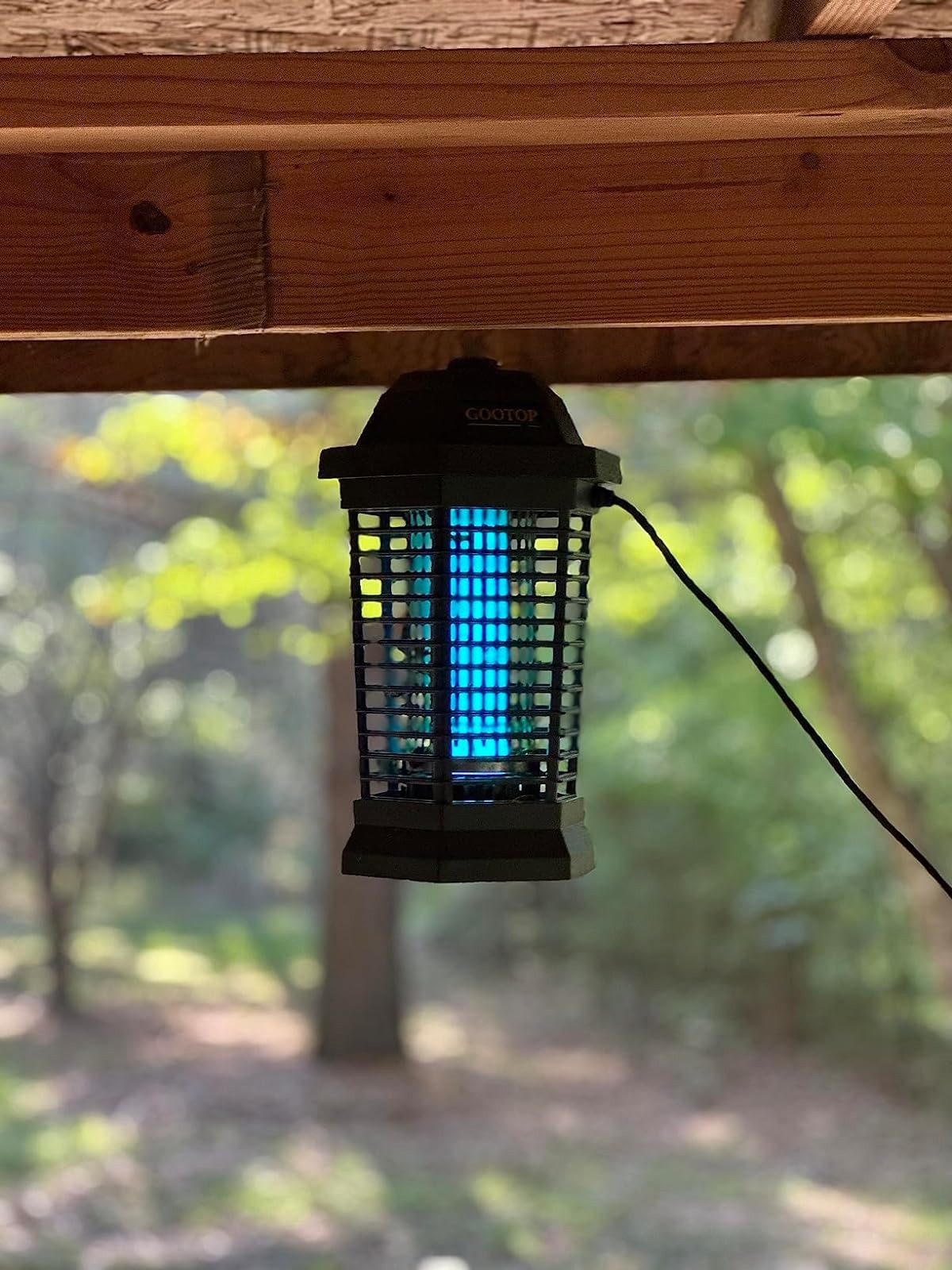 Hanging bug zapper