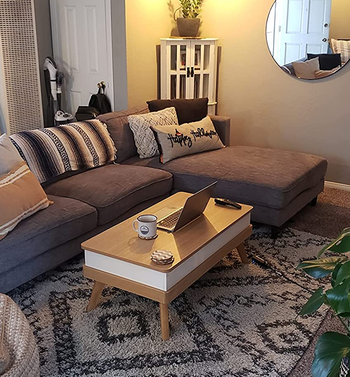 a reviewer's table with the top down