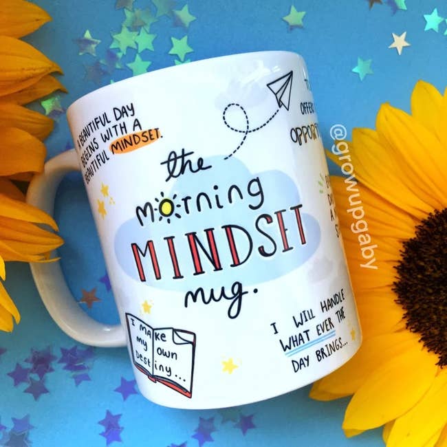 a mug that says 