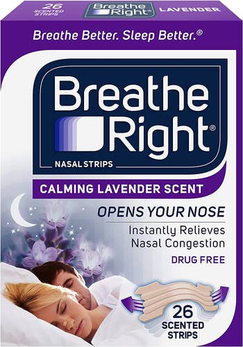 A box of nasal strip that say 