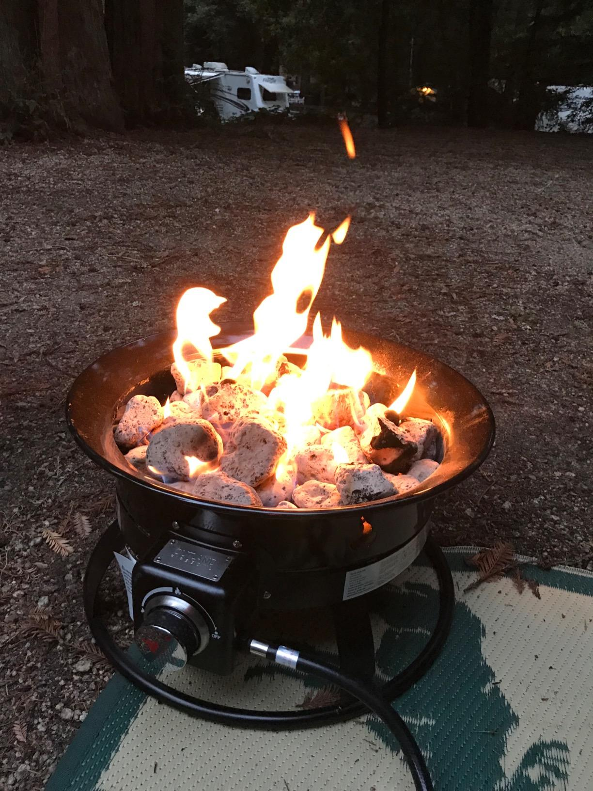 warmest propane fire pit