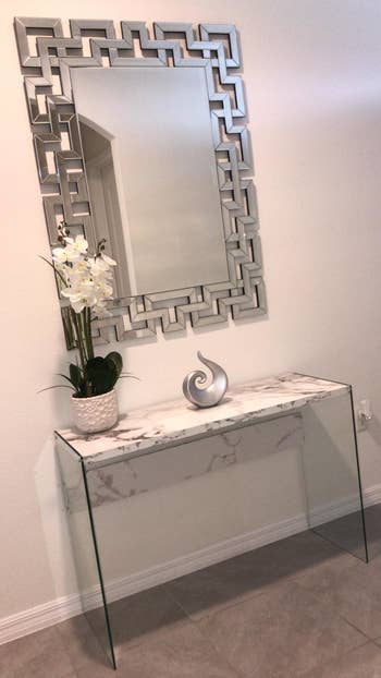 reviewer image of the console table
