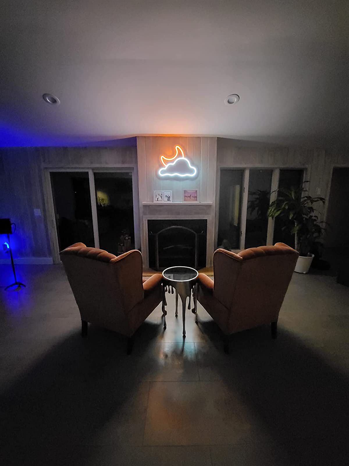 Another reviewer's table in between chairs