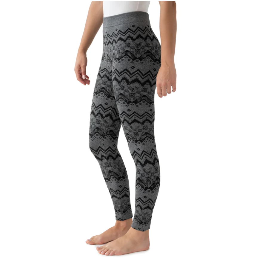 Cocila Yoga Leggings Patterned Extra Long Fleece Lined Leggings