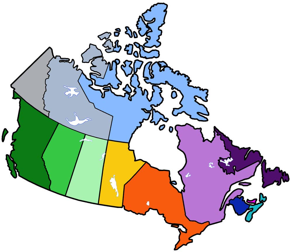 Map Of Canada Without Labels – Get Map Update