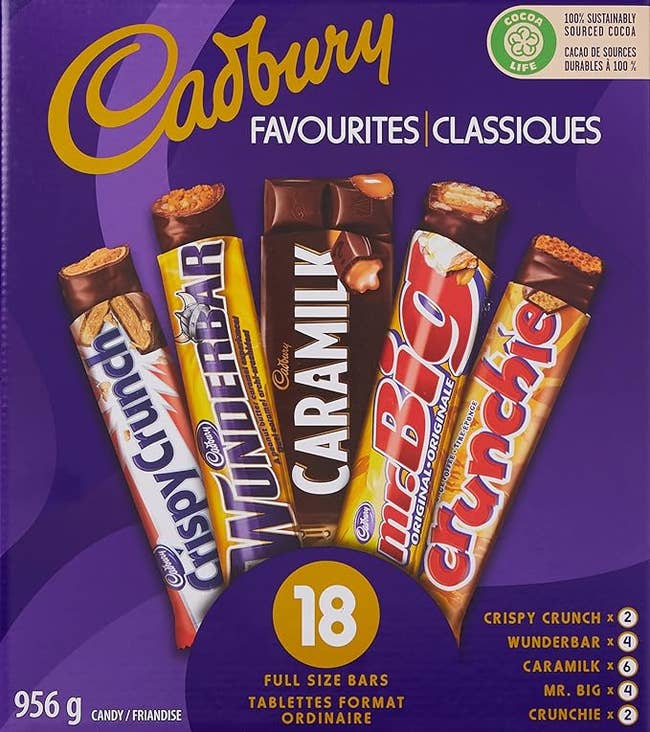 pack of chocolate bars