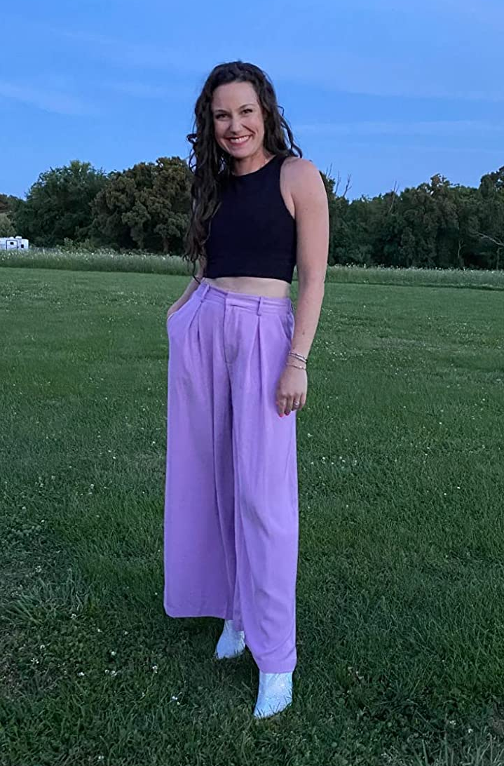 35 Lavender pants outfits ideas  lavender pants, outfits, purple