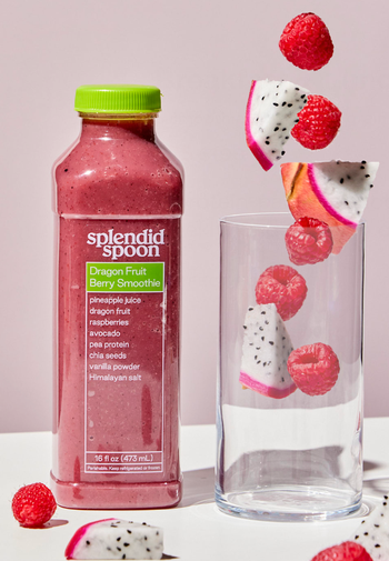 a dragonfruit smoothie