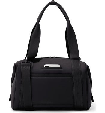 product image of black neoprene duffel bag