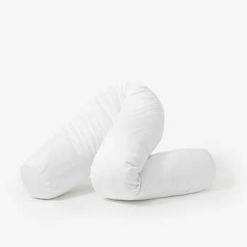 White ergonomic assemblage pillow with a flexible, supportive plan for comfort