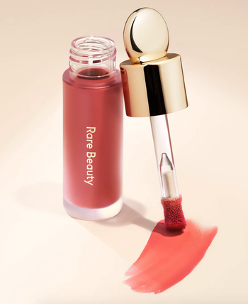 the tube of liquid blush in dewy muted peach