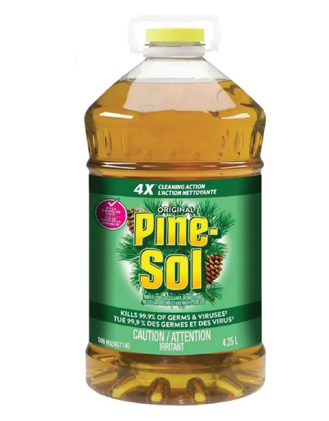 bottle of pine sol 