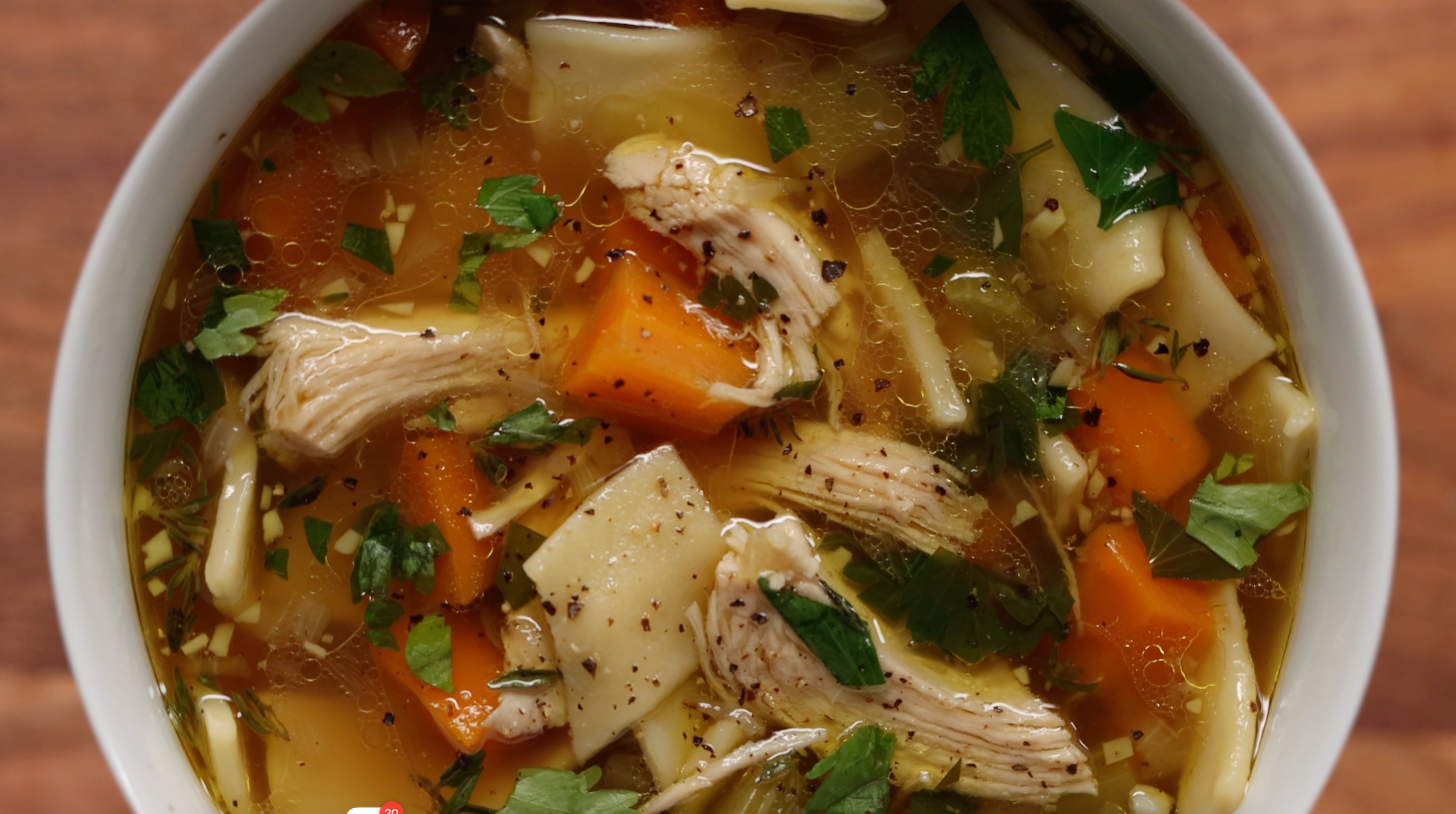 The Perfect Chicken Noodle Soup