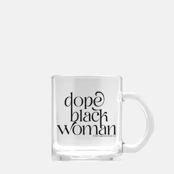Glass mug with the substance   