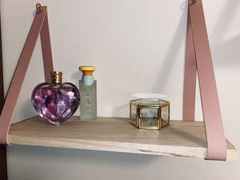 close up of one of the shelves