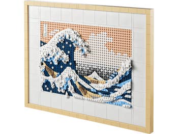 LEGO art set depicting a stylized version of