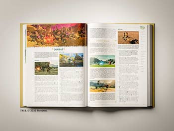 a spread from inside The Legend of Zelda: Tears of the Kingdom — The Complete Official Guide