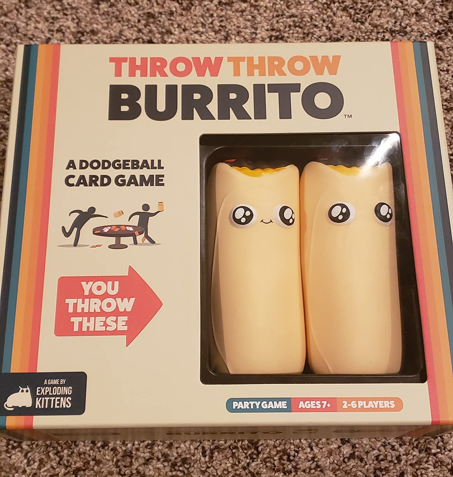 Throw Throw Burrito Official Replacement Burritos for Throw Throw Burrito  Party Game from Exploding Kittens