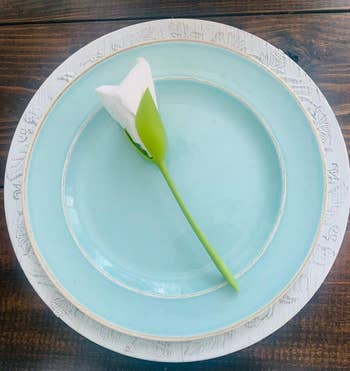a adjacent  up   of a reviewer's acceptable   napkin holder
