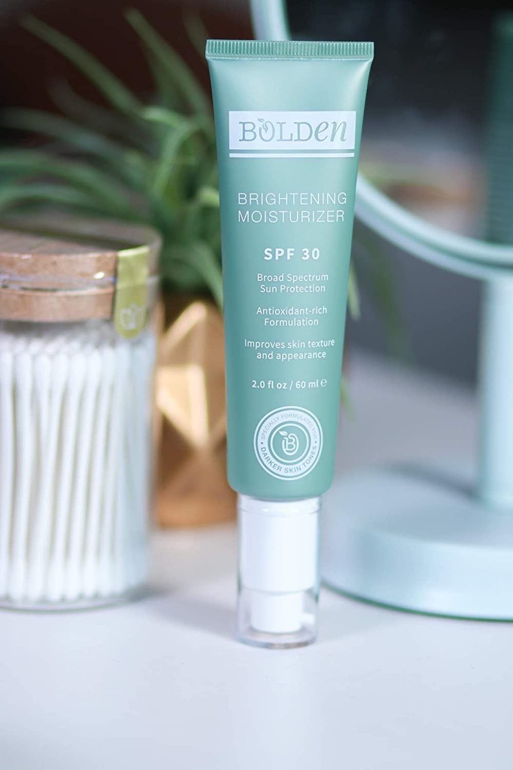 the tube of moisturizer