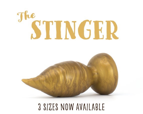 Gold butt plug
