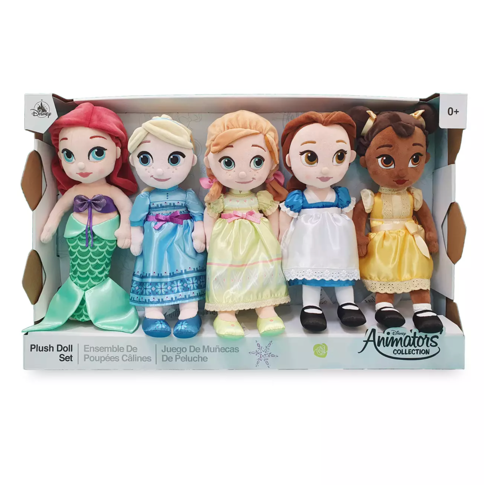 Plush Disney princess doll gift set