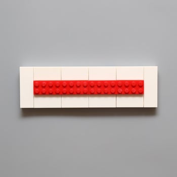 red lego keyholder without keychains