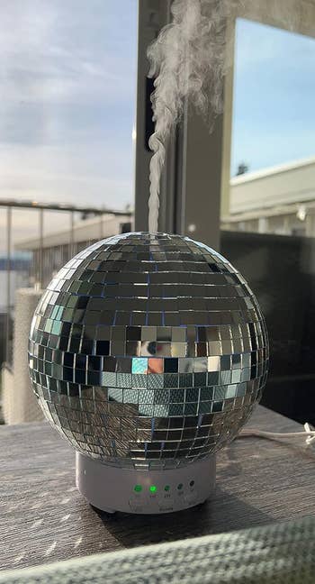 reviewer image of the disco ball diffuser